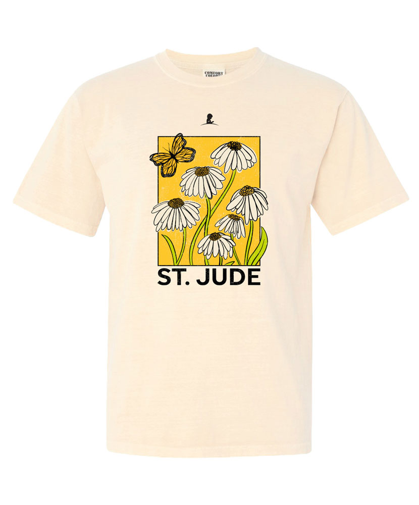 Primary image St. Jude Wild Flowers Comfort Colors T-Shirt